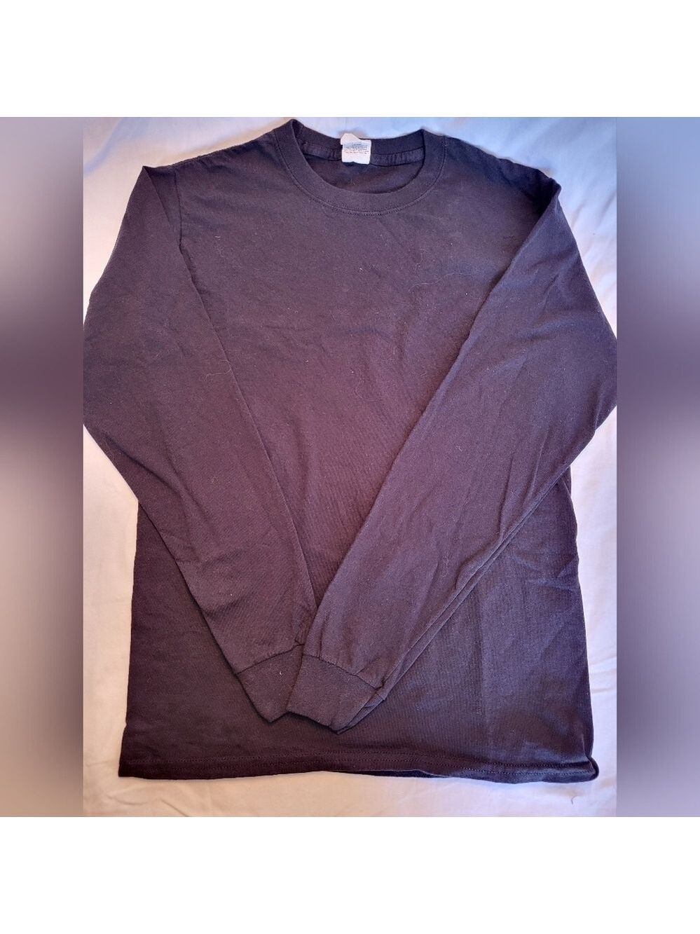 Hanes NWOT Classic Black Long Sleeve Shirt